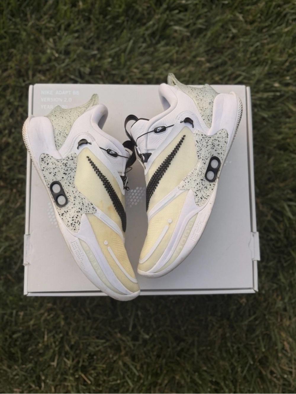 Nike Adapt BB 2.0 White Cement OG Box + Charger | Air Mag EARL *Self Lacing* ⚡️👟